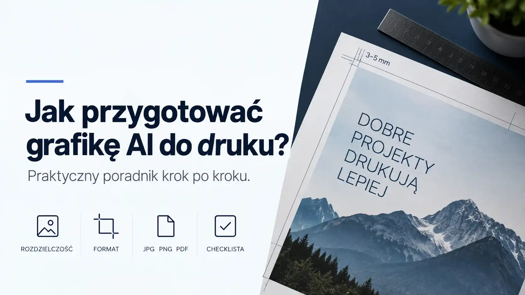 Jak przygotować grafikę AI do druku?